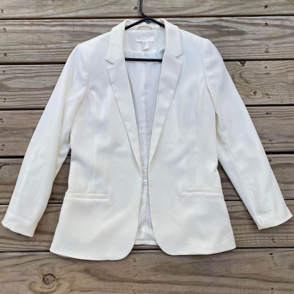 SOLD H&M Cream Blazer Suit Jacket, Size 8